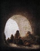 Francisco de Goya A Prison Scene USA oil painting artist